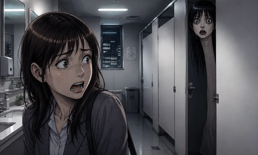 Yamagishi-san in the Restroom