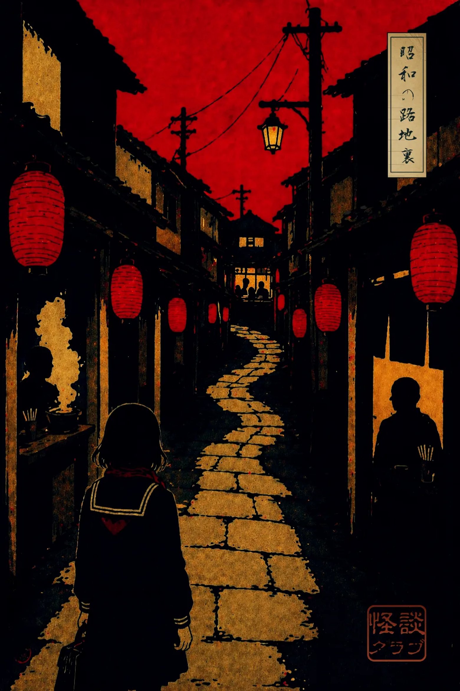 昭和の路地裏 浮世絵サムネイル