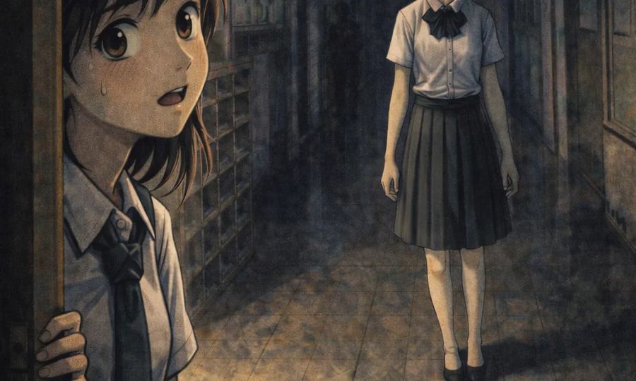 The Student in the Hallway