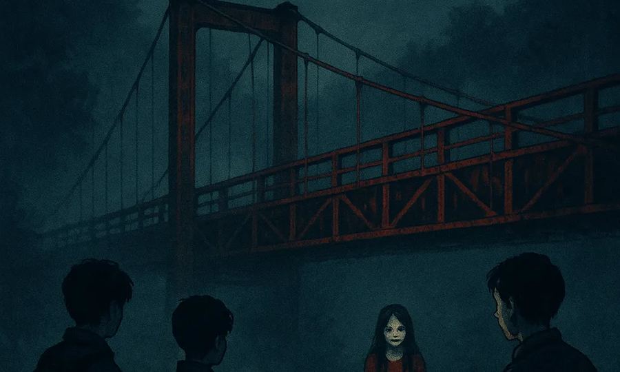 The Woman of the Red Bridge