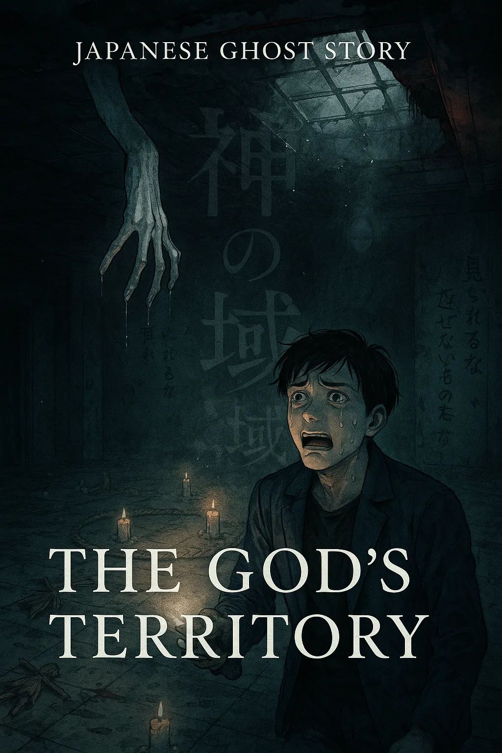 Japanese Ghost Story illustration "title: The God's Territory"