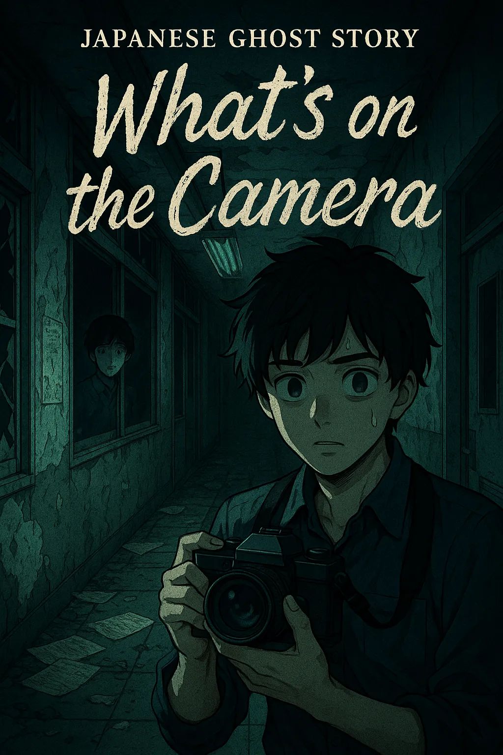 Japanese Ghost Story illustration "title: What's on the Camera"