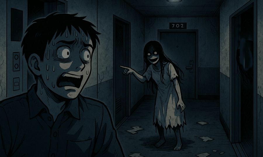 マンションの貼り紙