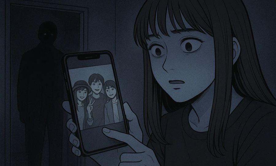 写真に映る誰か