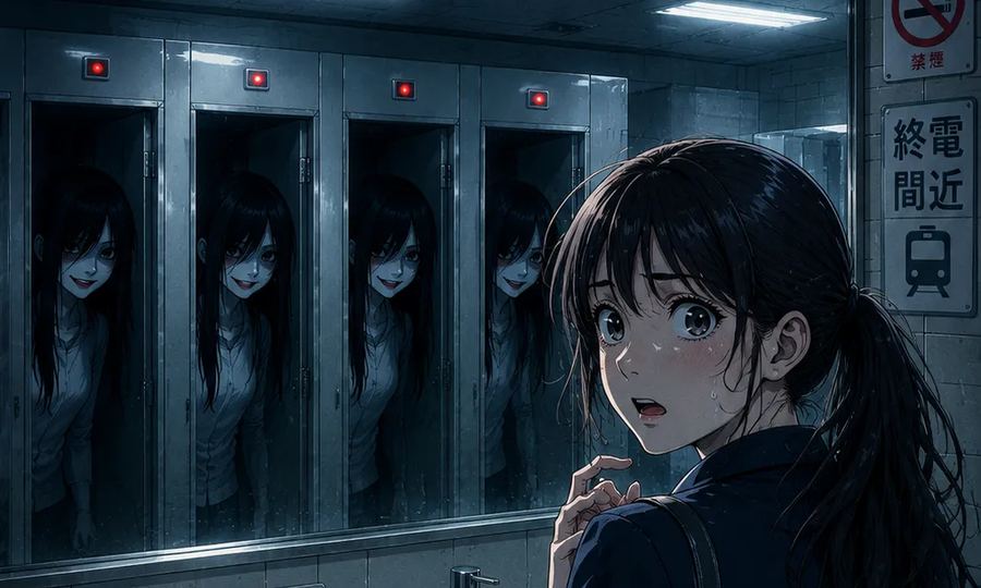 The Pre-Midnight Train Restroom