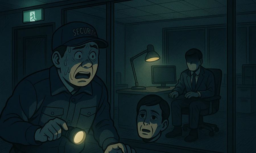 夜勤の警報