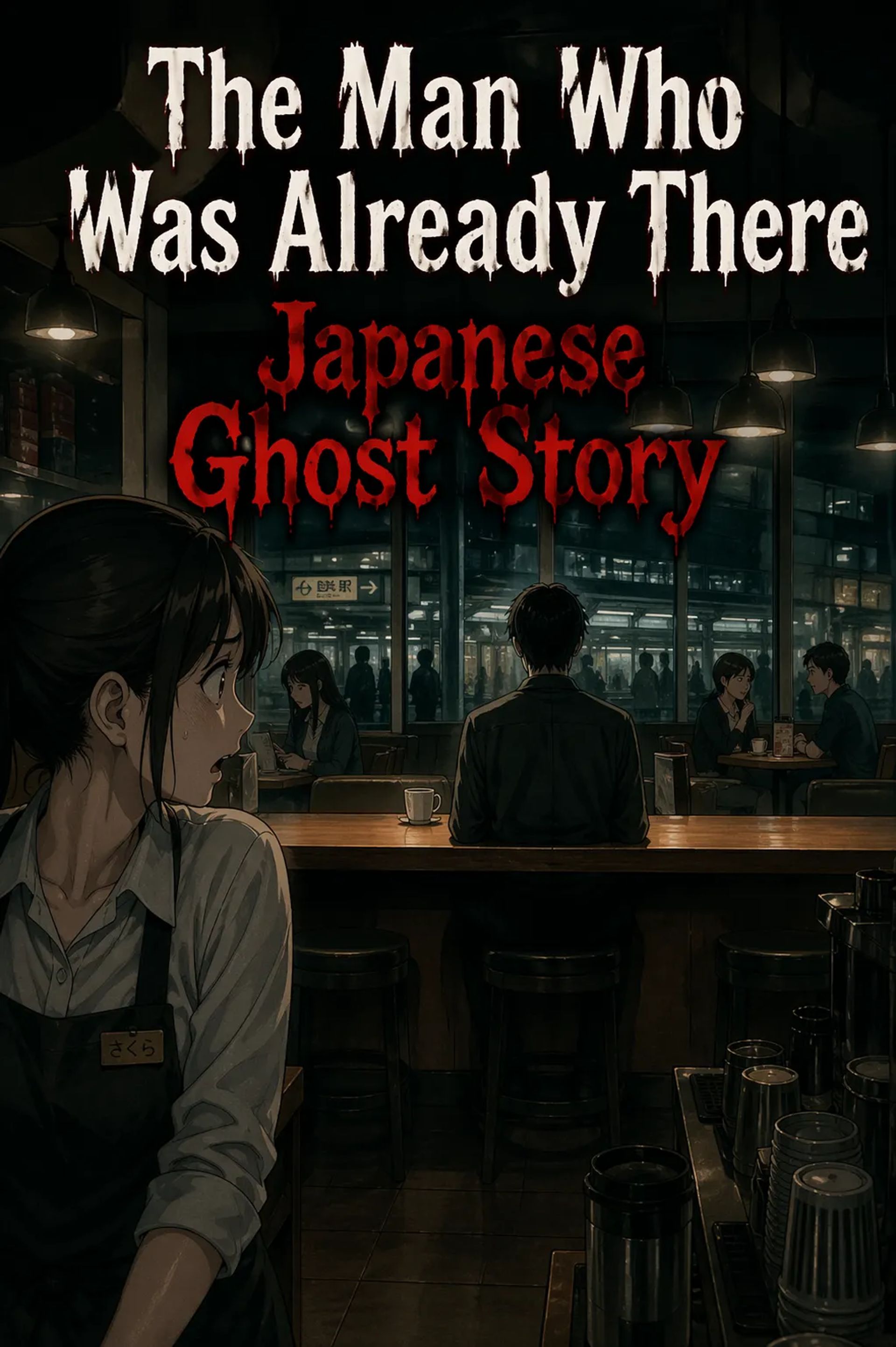 Japanese Ghost Story illustration "title: The Shop with a High Tenant Turnover"