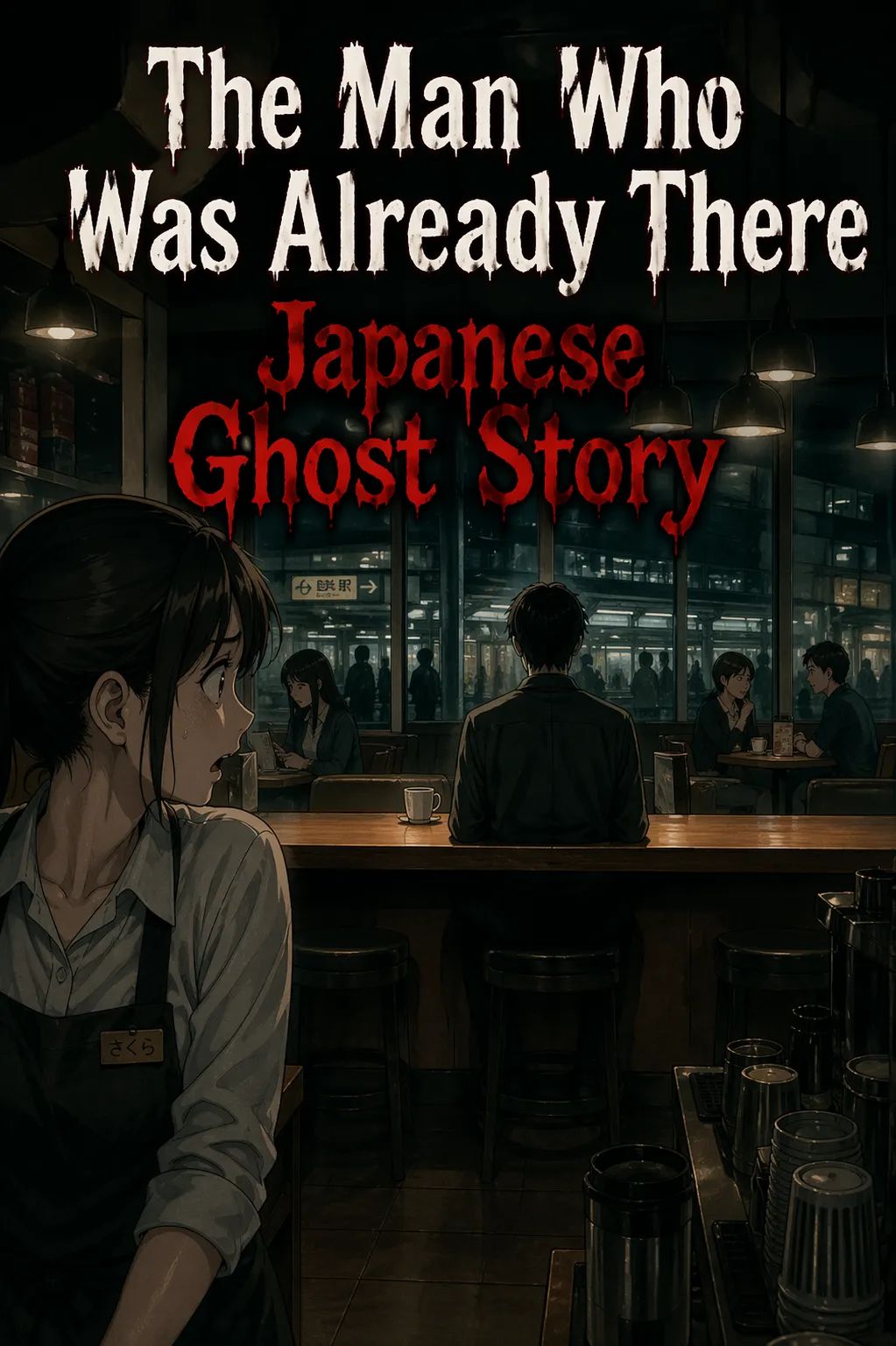 Japanese Ghost Story illustration "title: The Shop with a High Tenant Turnover"