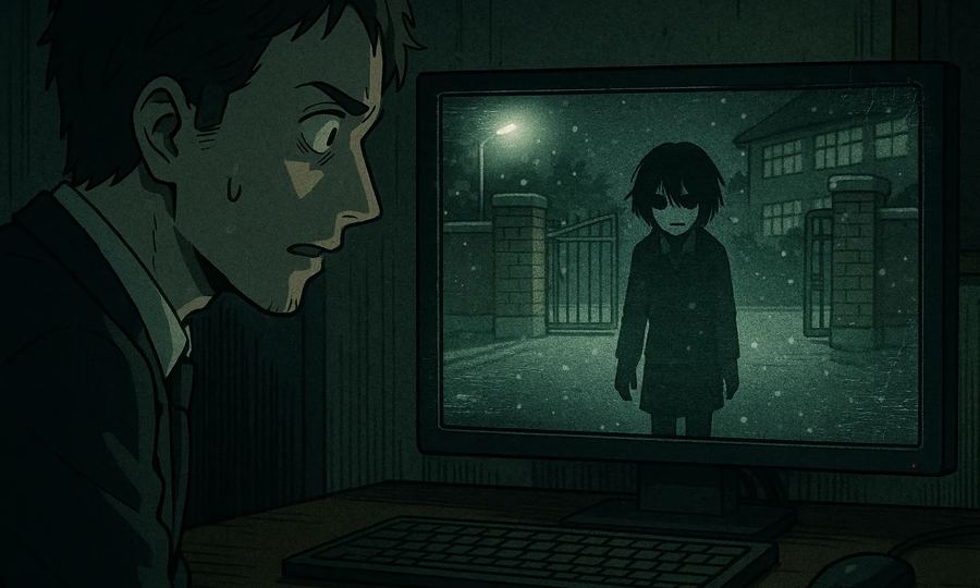 正門の監視カメラ