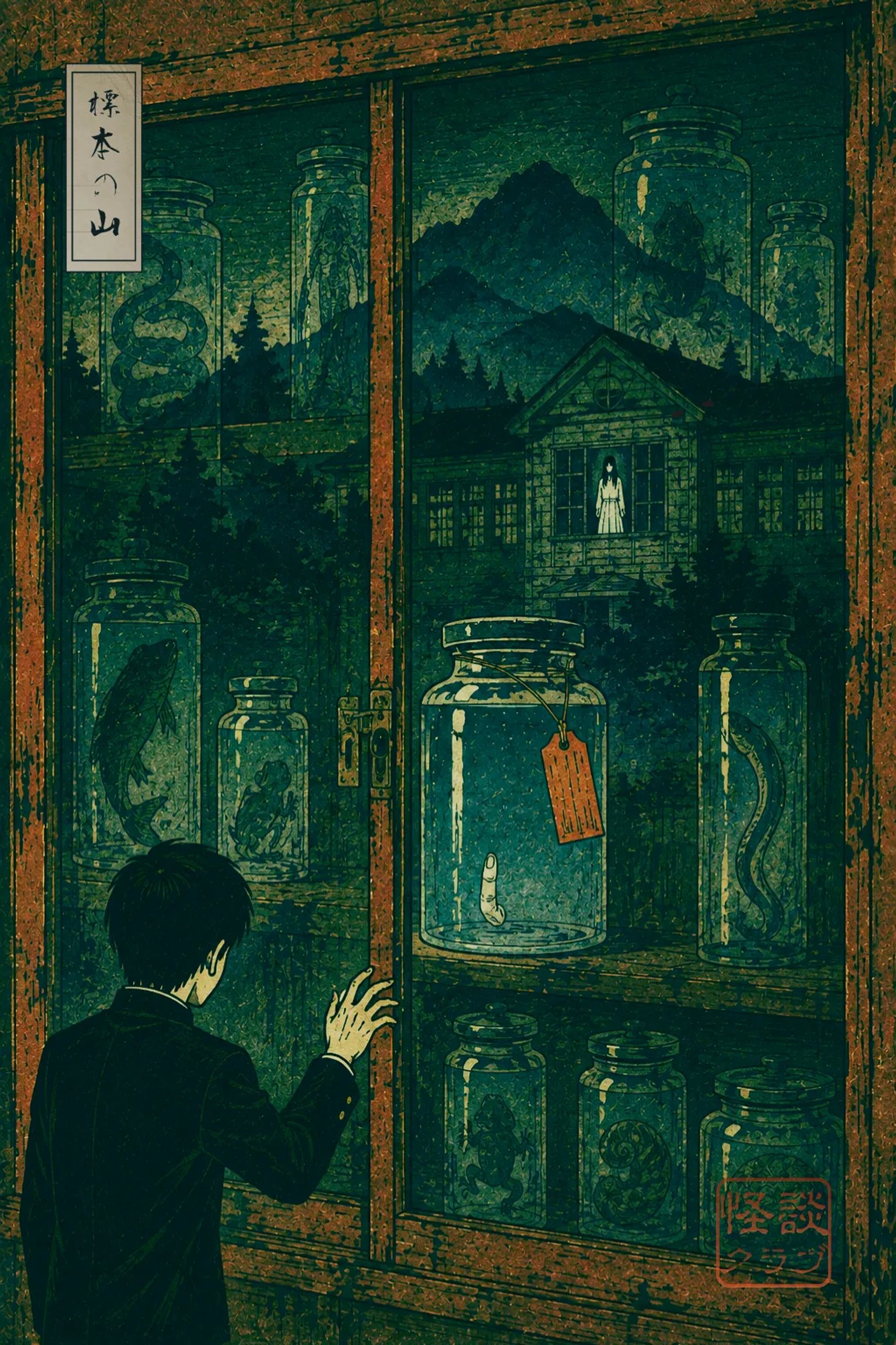 標本の山 浮世絵サムネイル