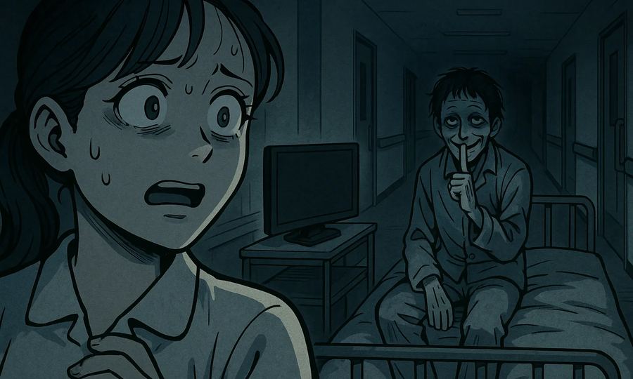 再入院する男