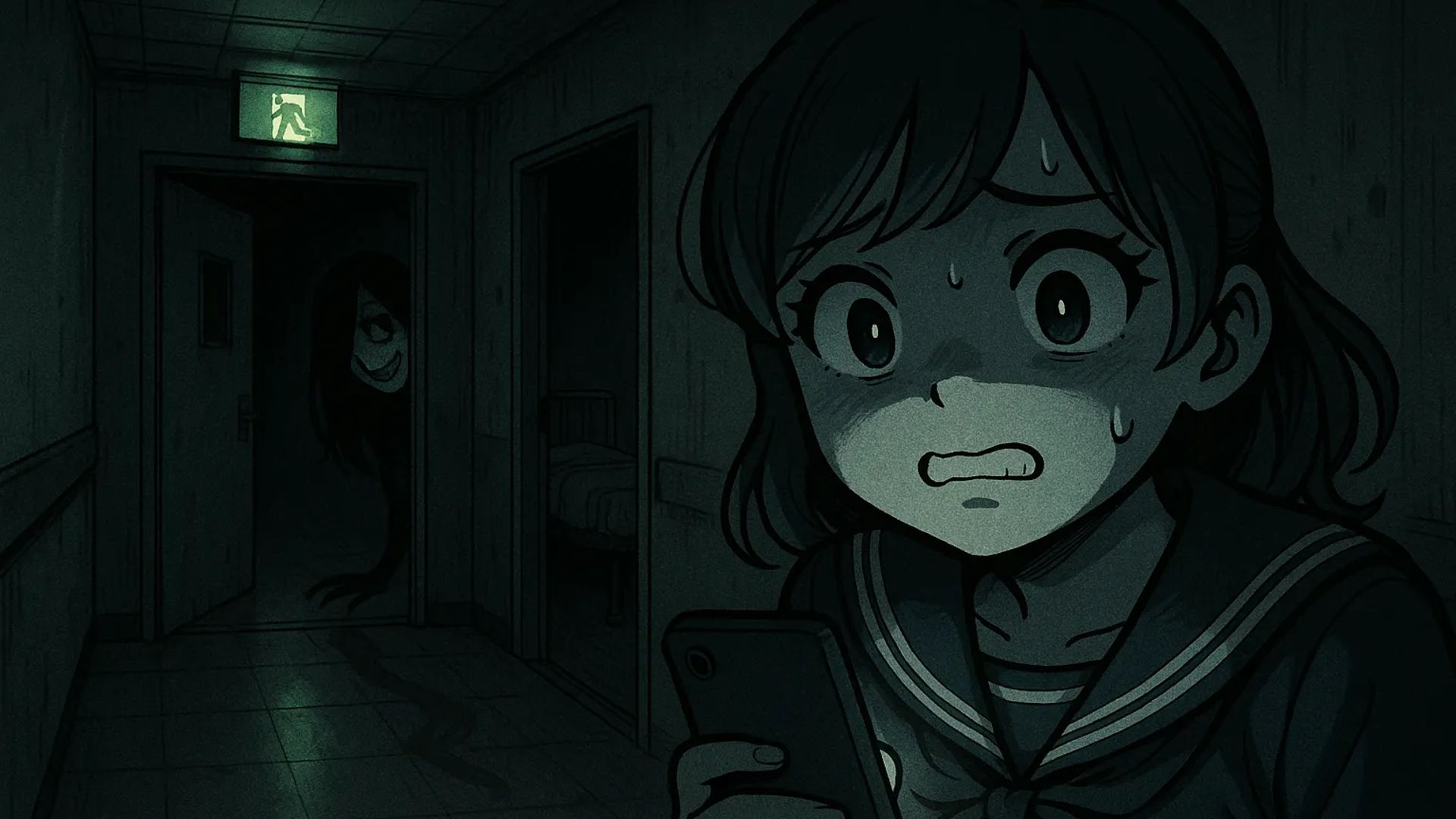 Japanese Ghost Story illustration "title: Gets Better"