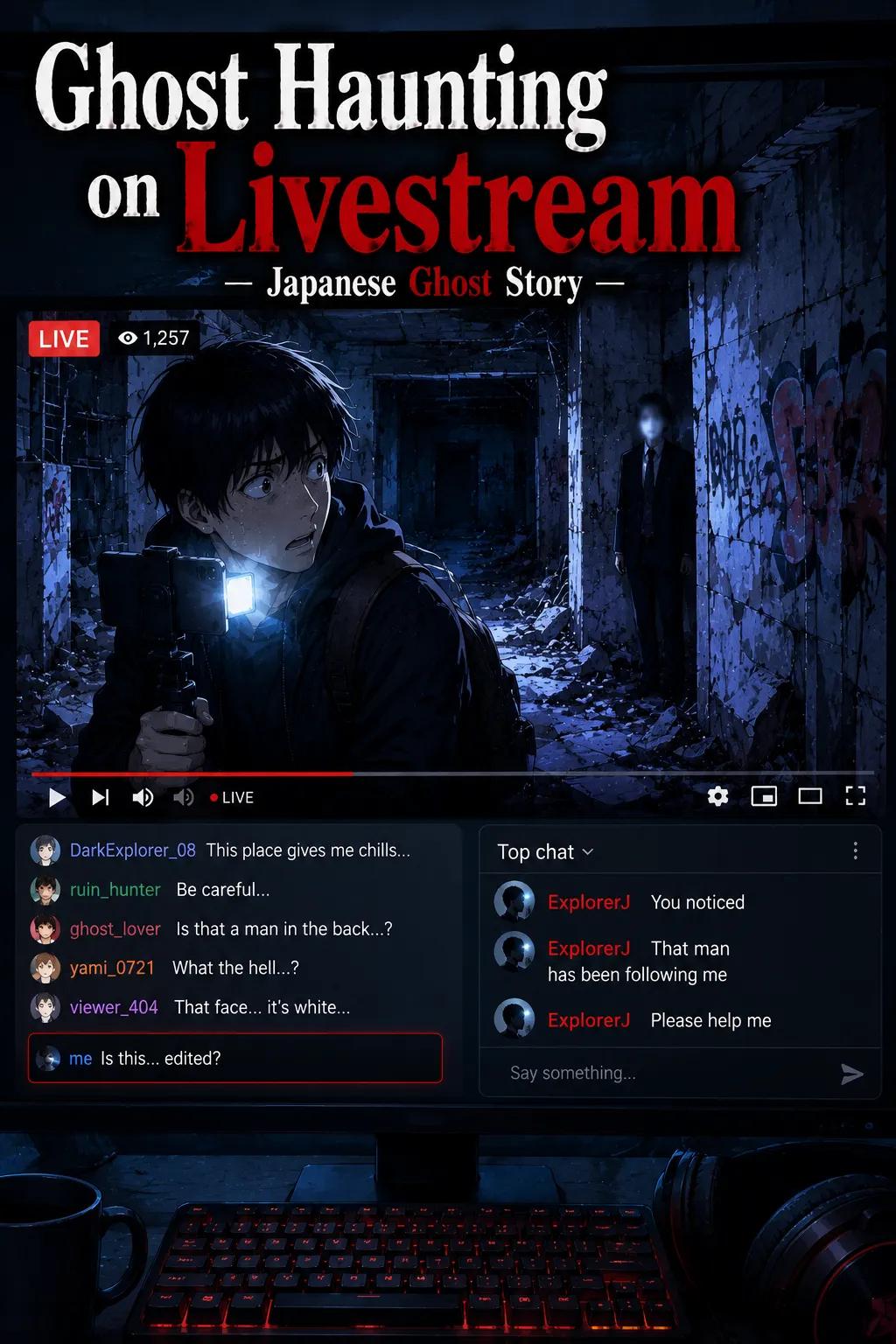 Ghost Haunting on Livestream