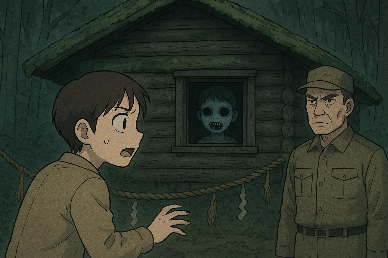 山奥のコテージ