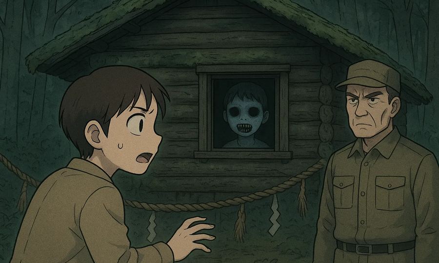 山奥のコテージ