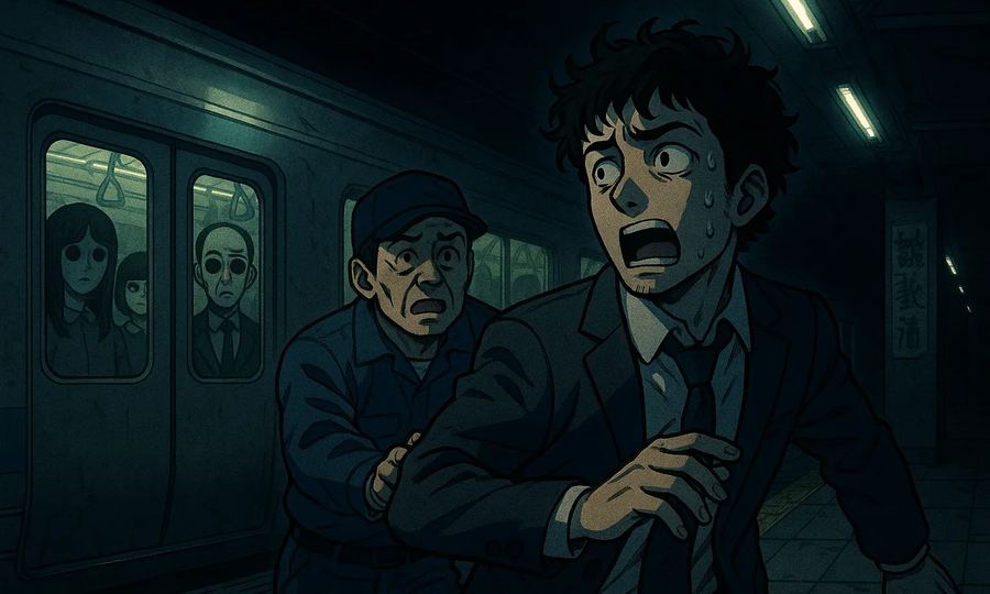 駅の階段