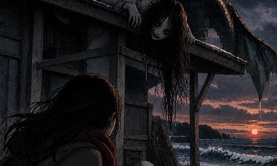 The Beach House in Winter