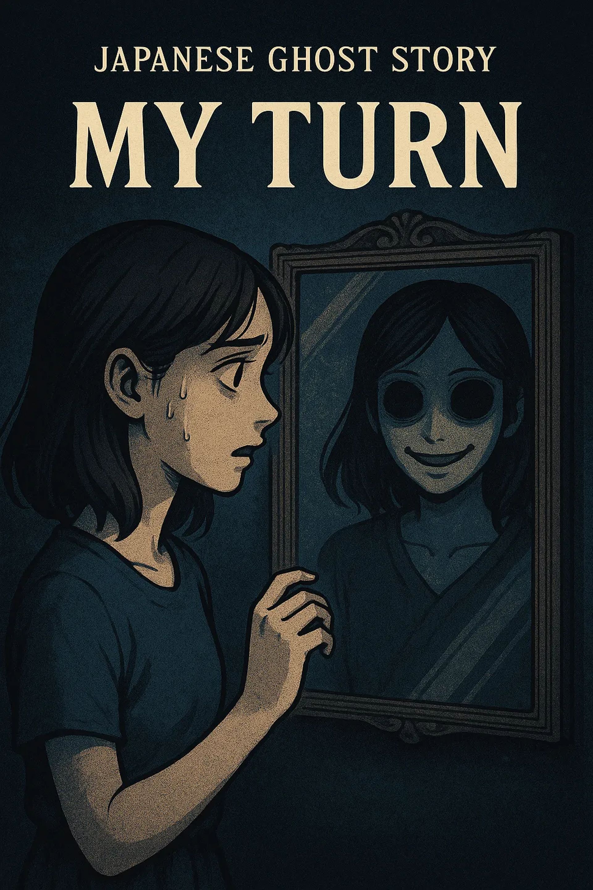 Japanese Ghost Story illustration "title: My Turn"