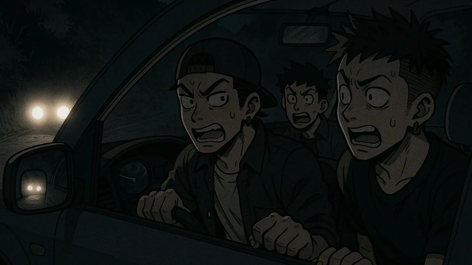 The Car on the Mountain Road