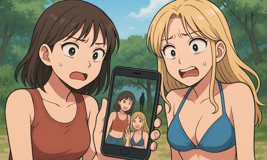 河原の写真