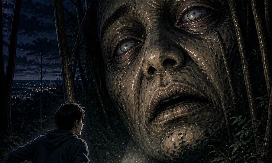 The Face in the Woods
