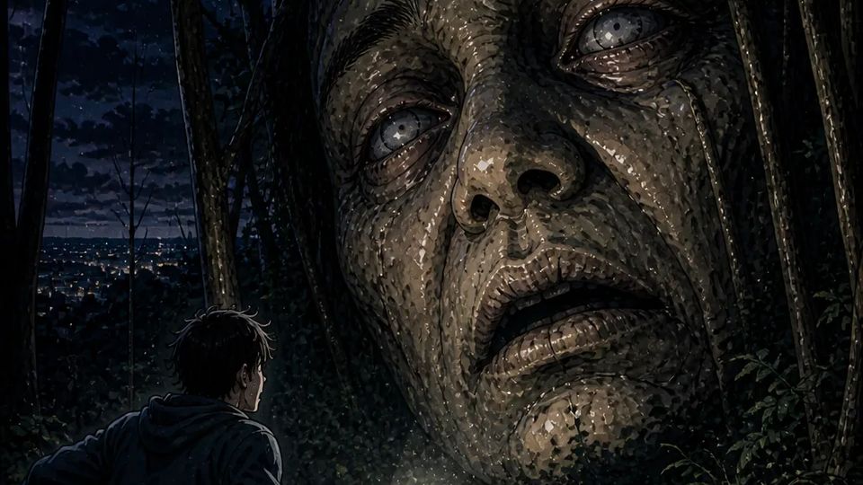 The Face in the Woods