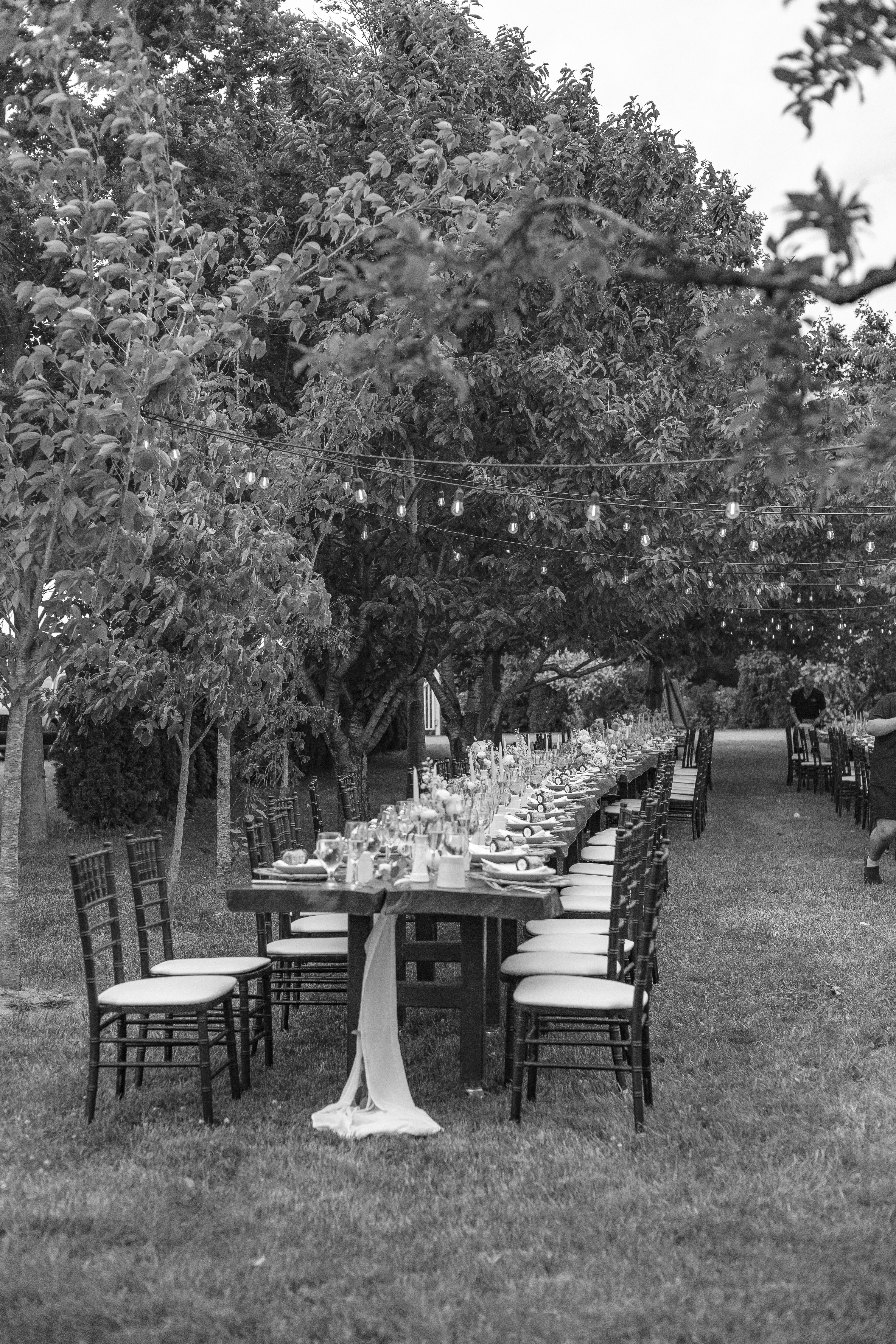 Kurtz Orchard Niagara-on-the-Lake Garden party wedding reception