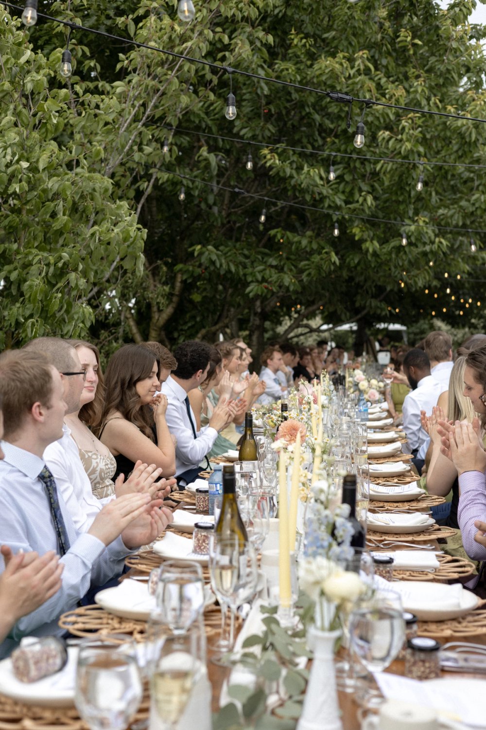 Reception details at Kurtz Orchards Niagara wedding venue