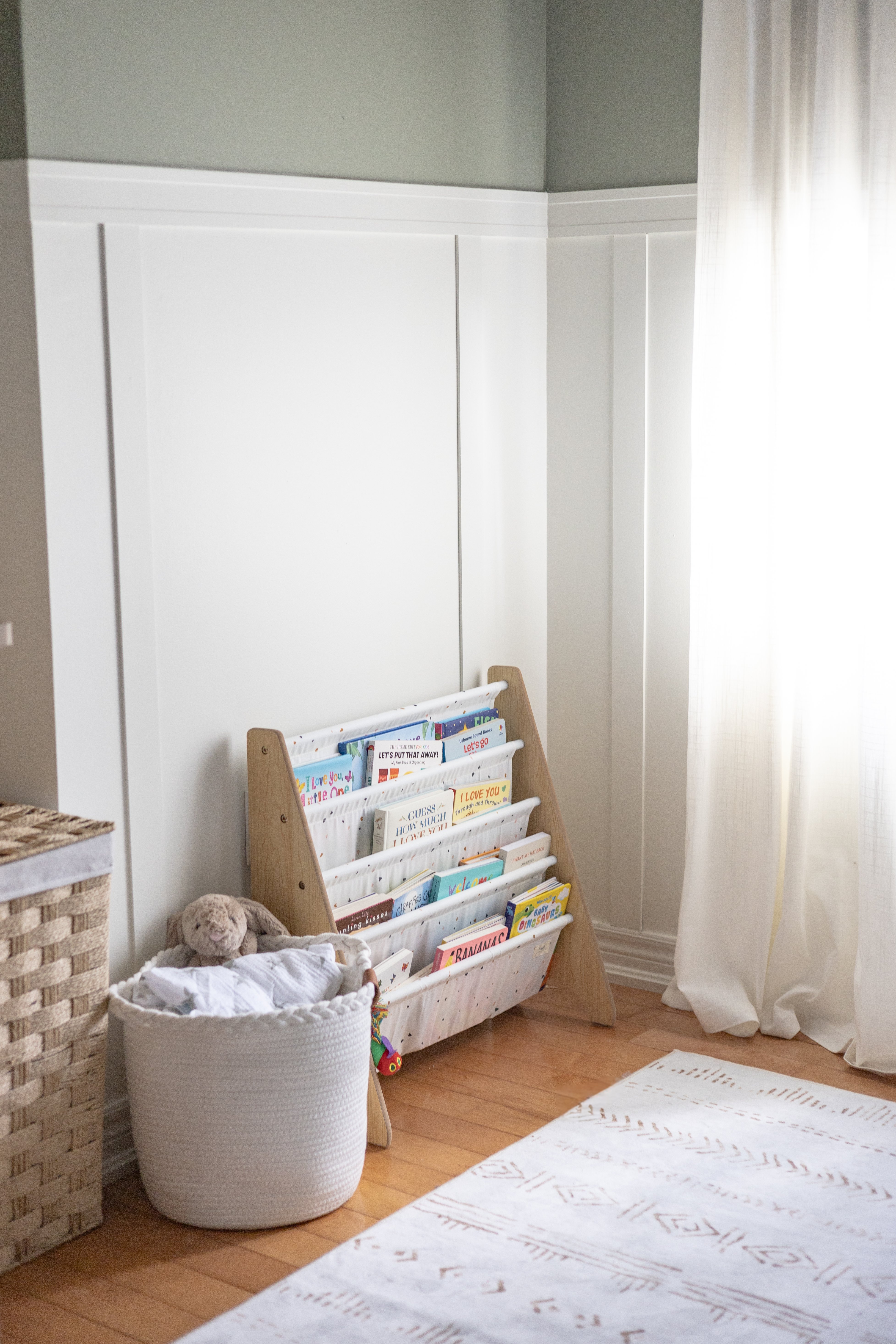 Nursery details, in home newborn photography in Ontario