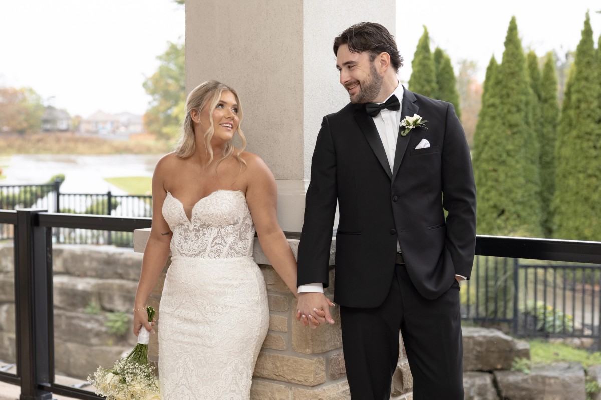 Ontario wedding photography candid moment