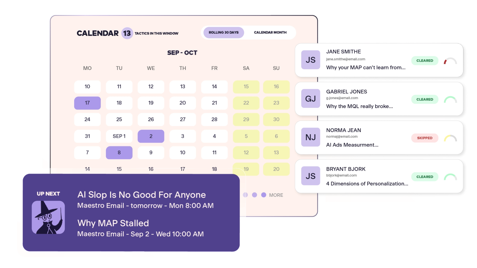 Phave marketing calendar