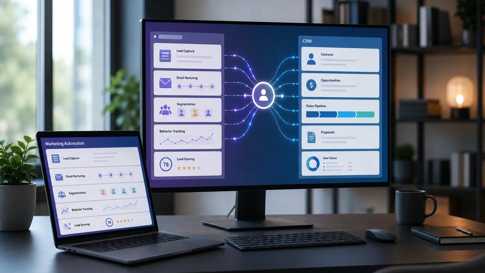 CRM x automação de marketing: diferenças, integração e responsabilidades