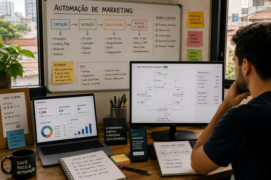 Automação de marketing: guia para estruturar processos, jornadas e workflows