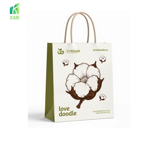 Paper Bag Customize Only with Free Logo Printing