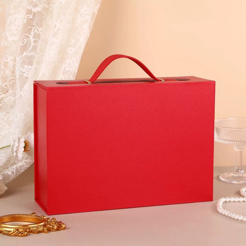 Handled Foldable Box with Free Logo Printing 3