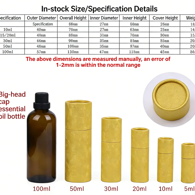 Round Perfume Box with Free Logo Printing 4