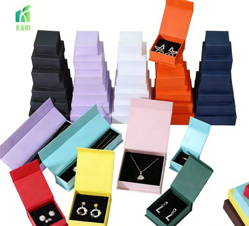Flip Box for Jewellery with Free Logo Printing