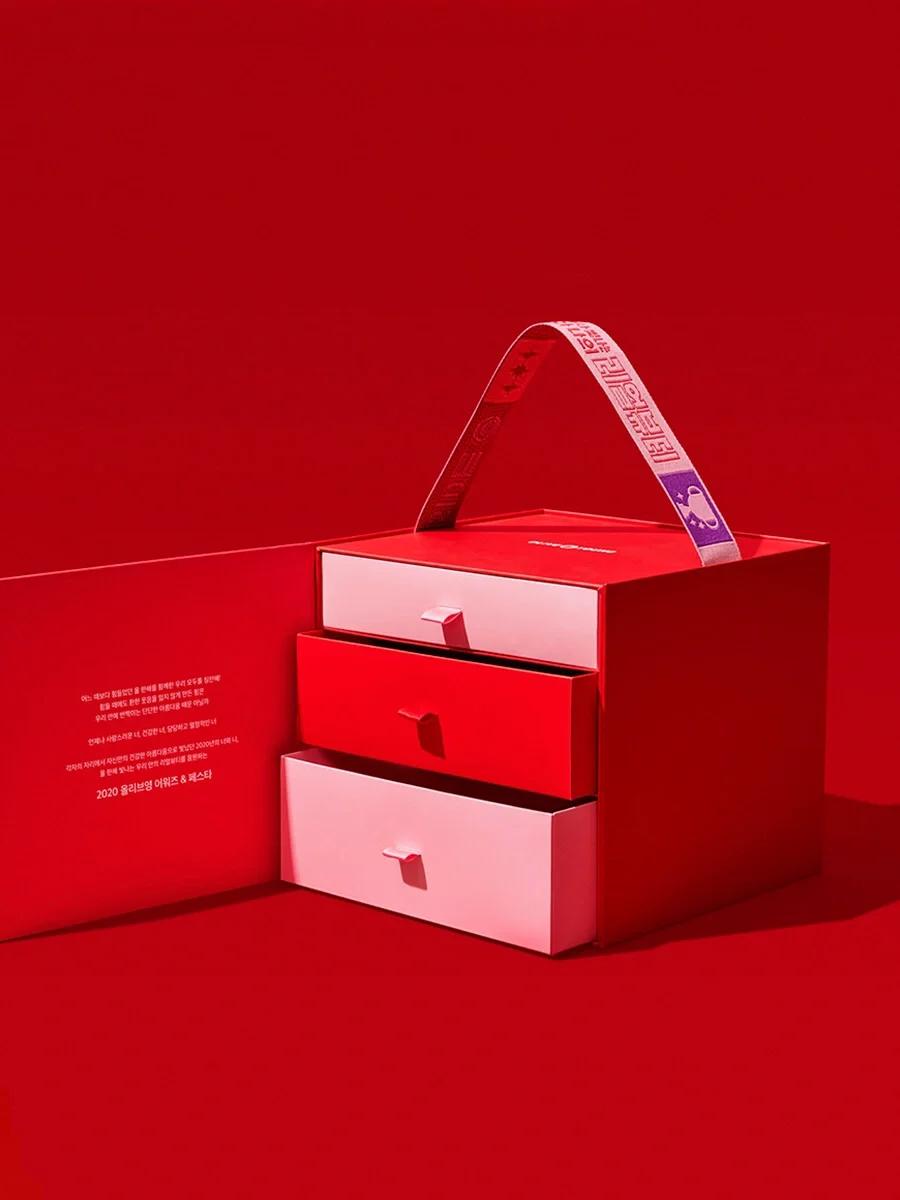 3-Tier Drawer Gift Box with Handle