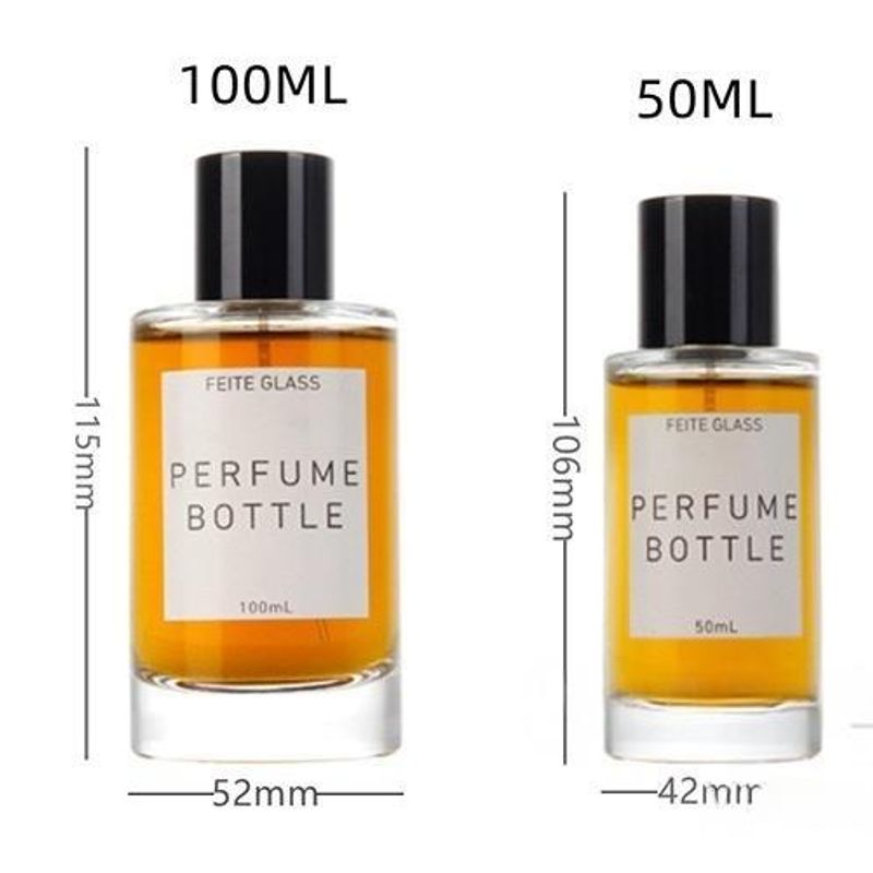 Black Round Perfume Box with Free Logo Printing 2