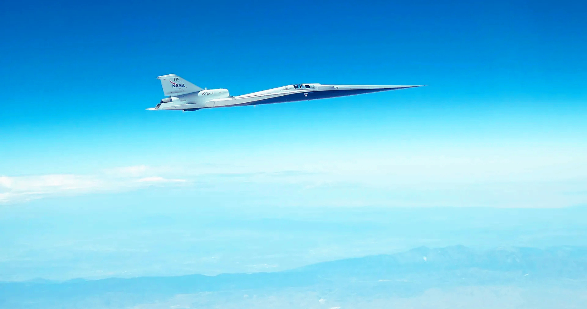 The Jet Trying to Make Sonic Booms Disappear