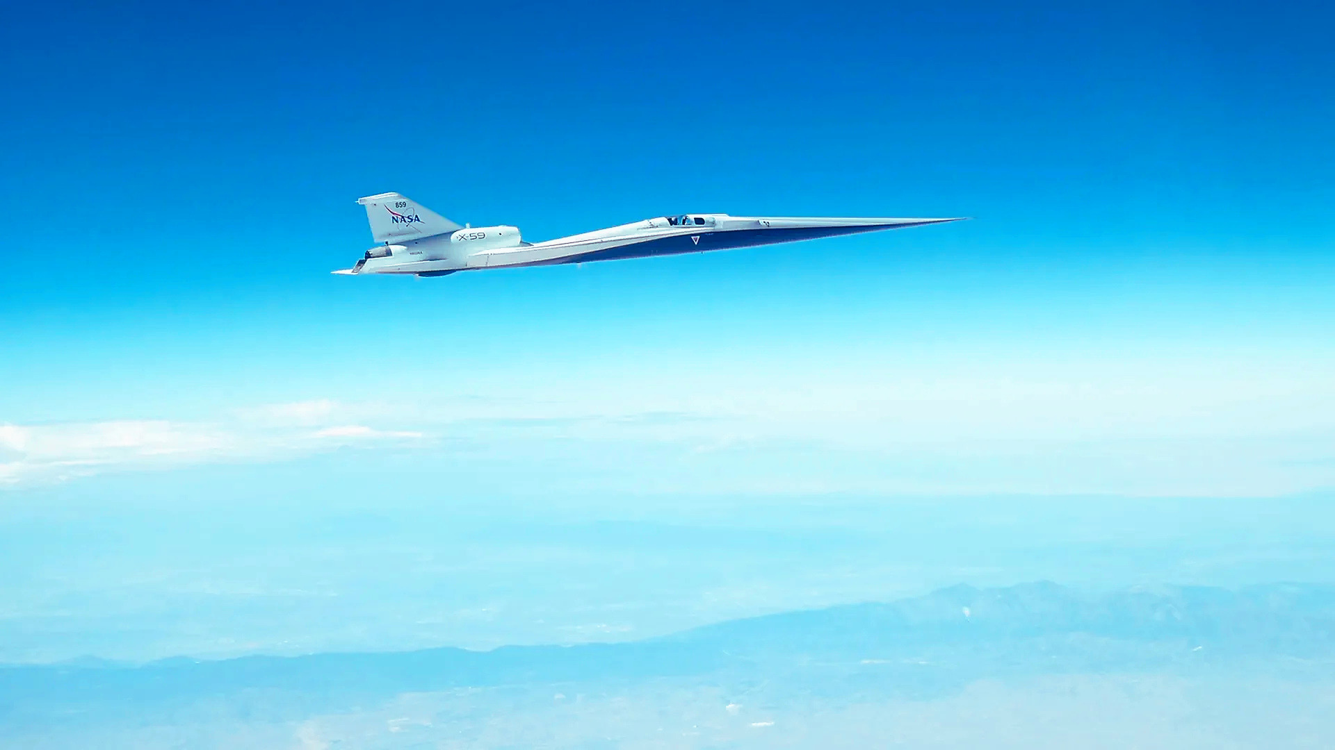The Jet Trying to Make Sonic Booms Disappear