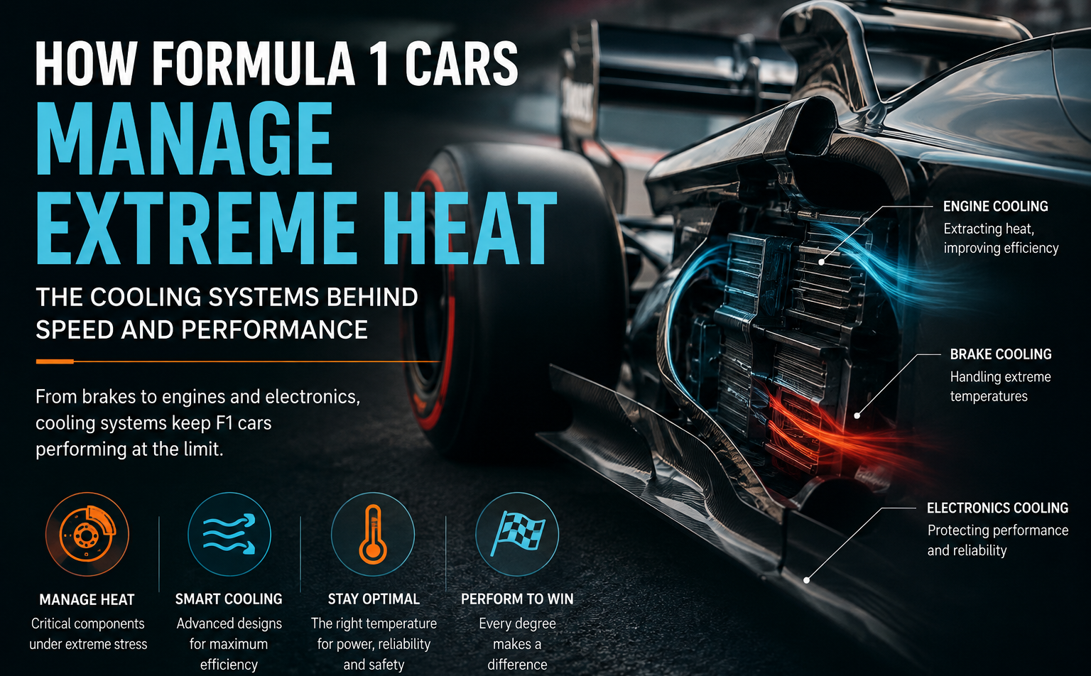 How Formula 1 Cars Manage Extreme Heat