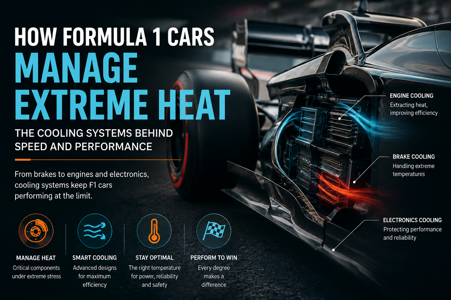 How Formula 1 Cars Manage Extreme Heat