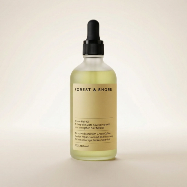 Forest & Shore Thrive Haaröl – Produktbild