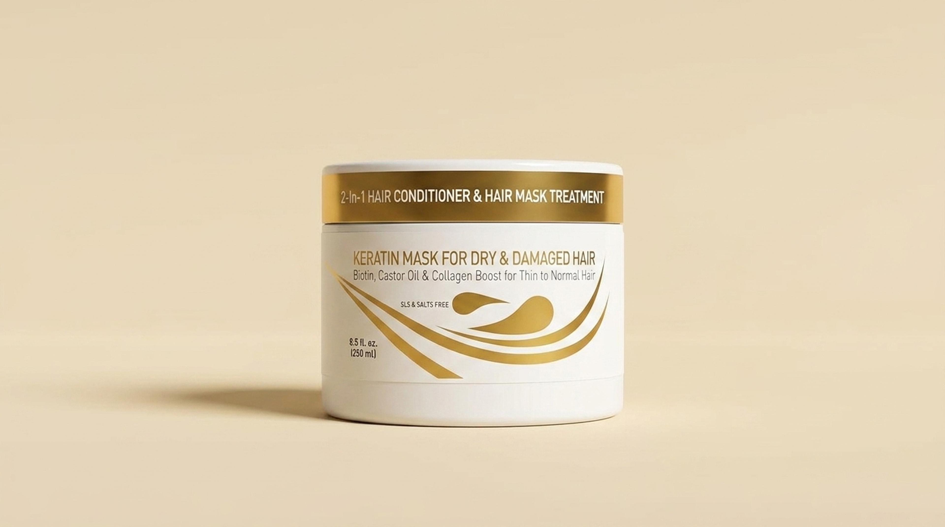 Vitamins Keratin Hair Mask Deep Conditioner
