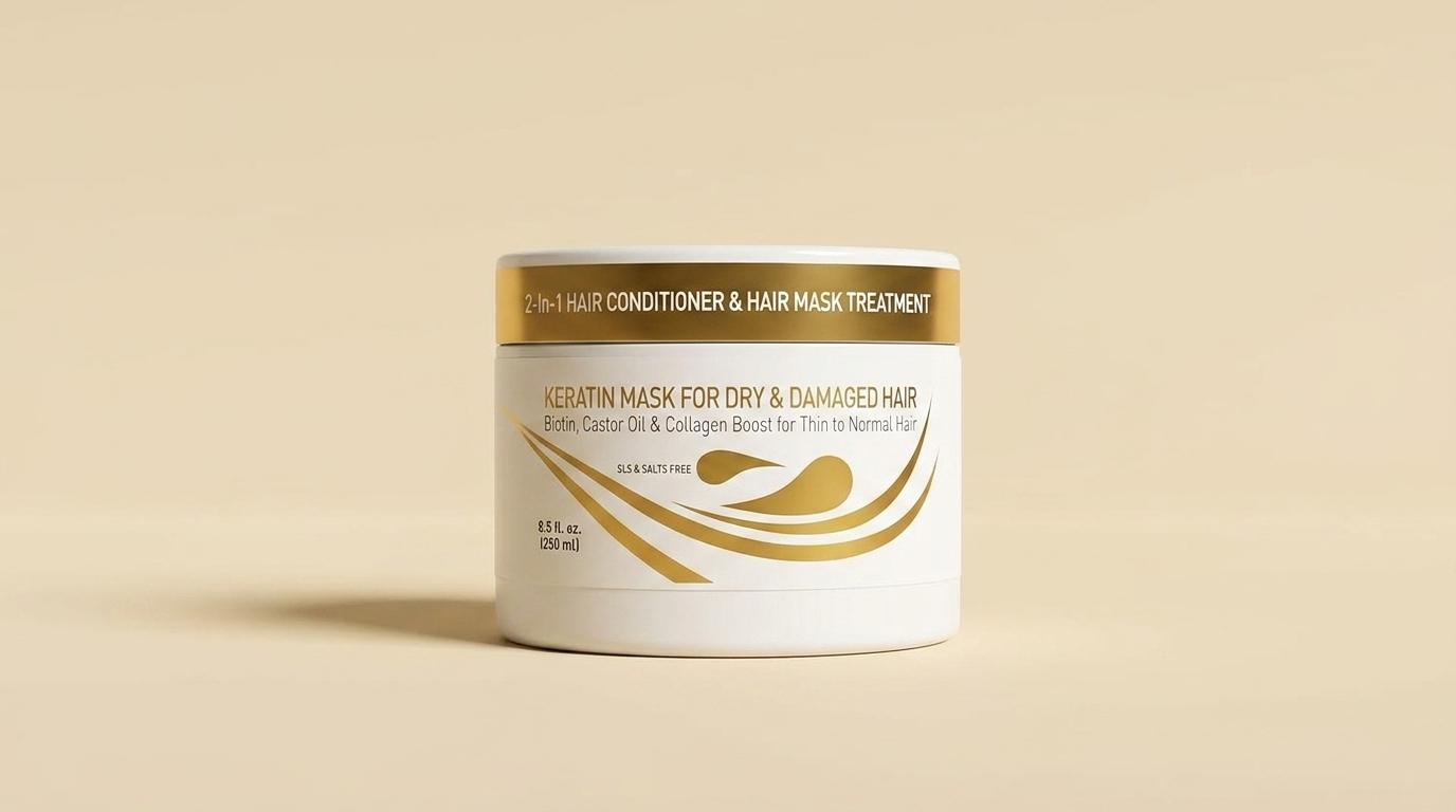 Vitamins Keratin Hair Mask Deep Conditioner