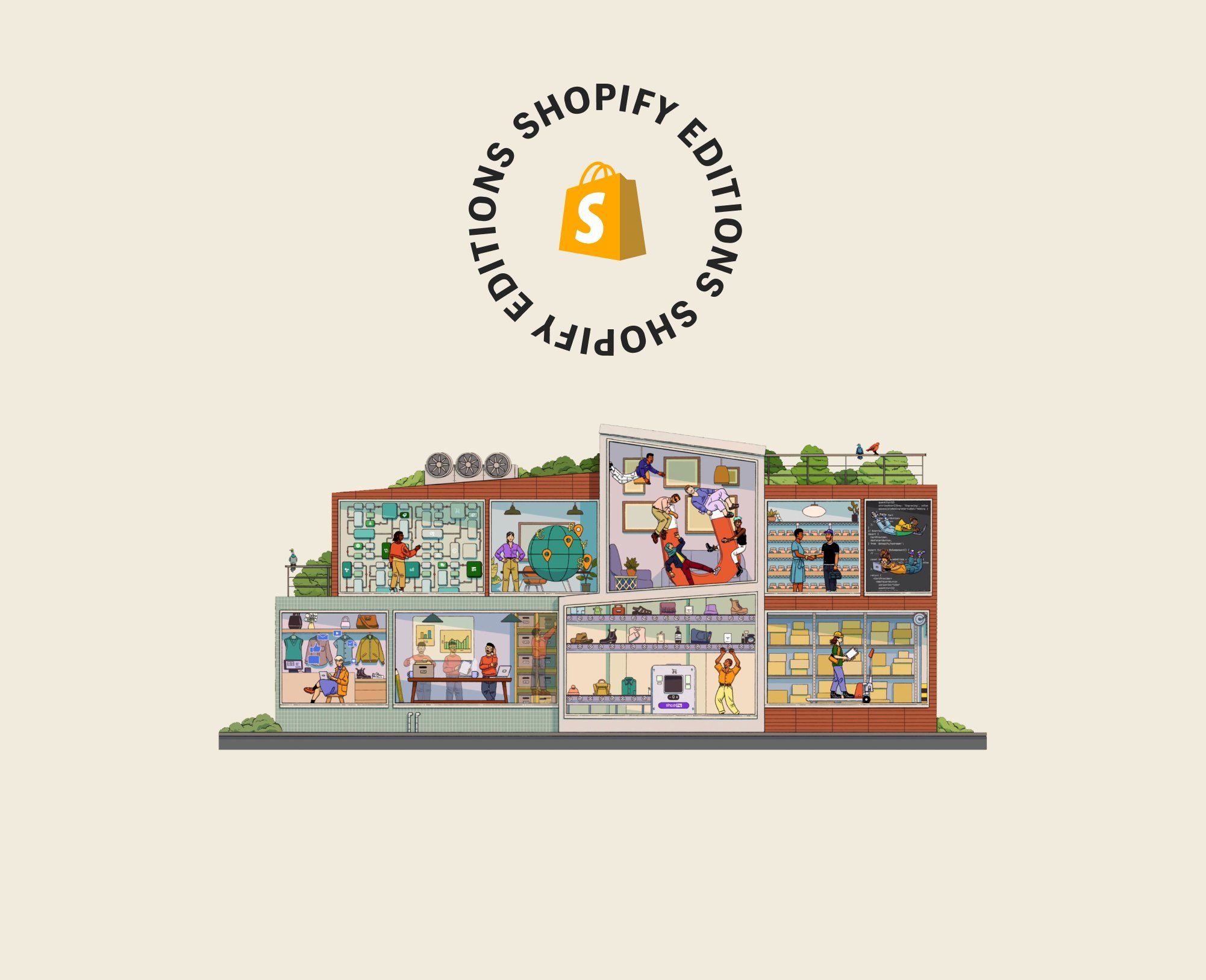 Shopify Editions logo