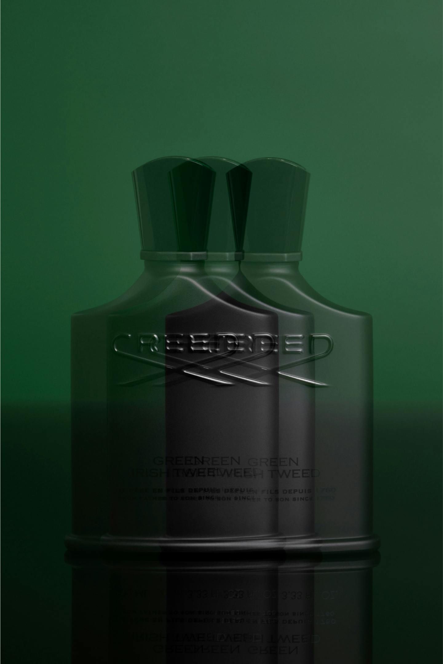 Blurry editorial image of Creed Aventus product