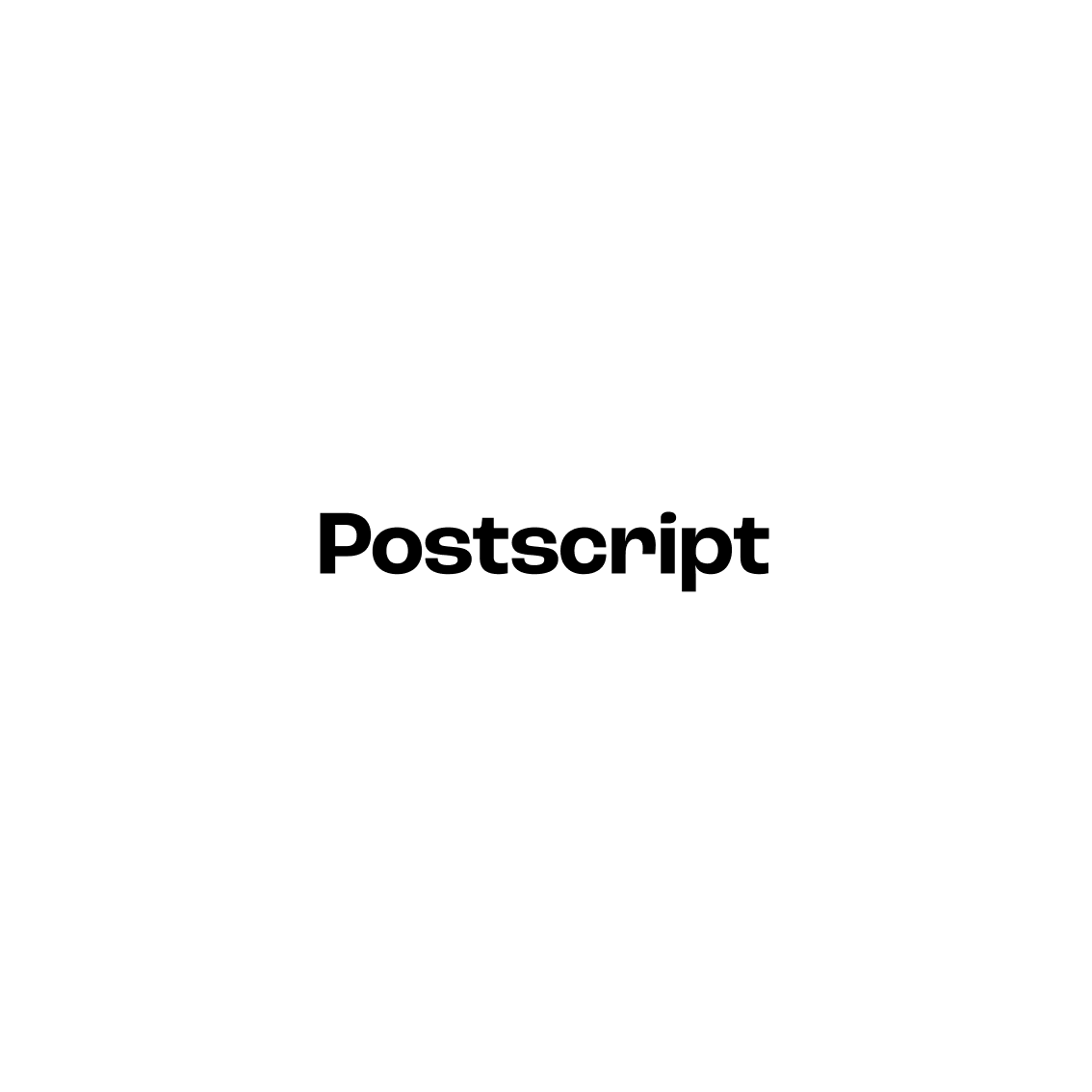Brand logo for Postscript