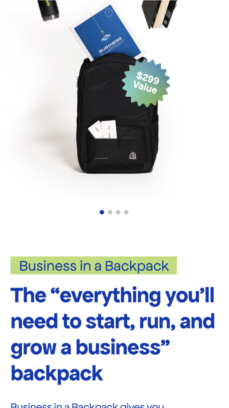 Mobile screenshot of Shopify Supply's bundle product